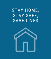 stay home, stay safe, save lives